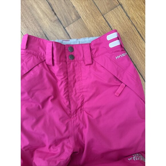 The North Face Hyvent Insulated Snow Pants Girls Pink Size10/12(M) - Picture 3 of 6